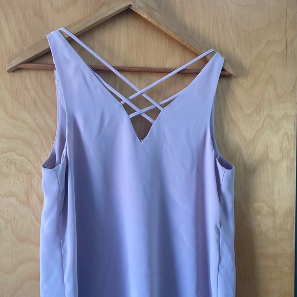 Lavender Express Fancy Tank Top Small - Picture 2 of 8